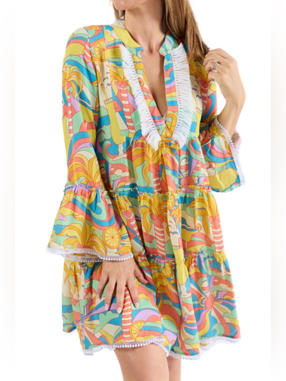 Kenny Flowers The Paradiso - Tunic Dress Size S